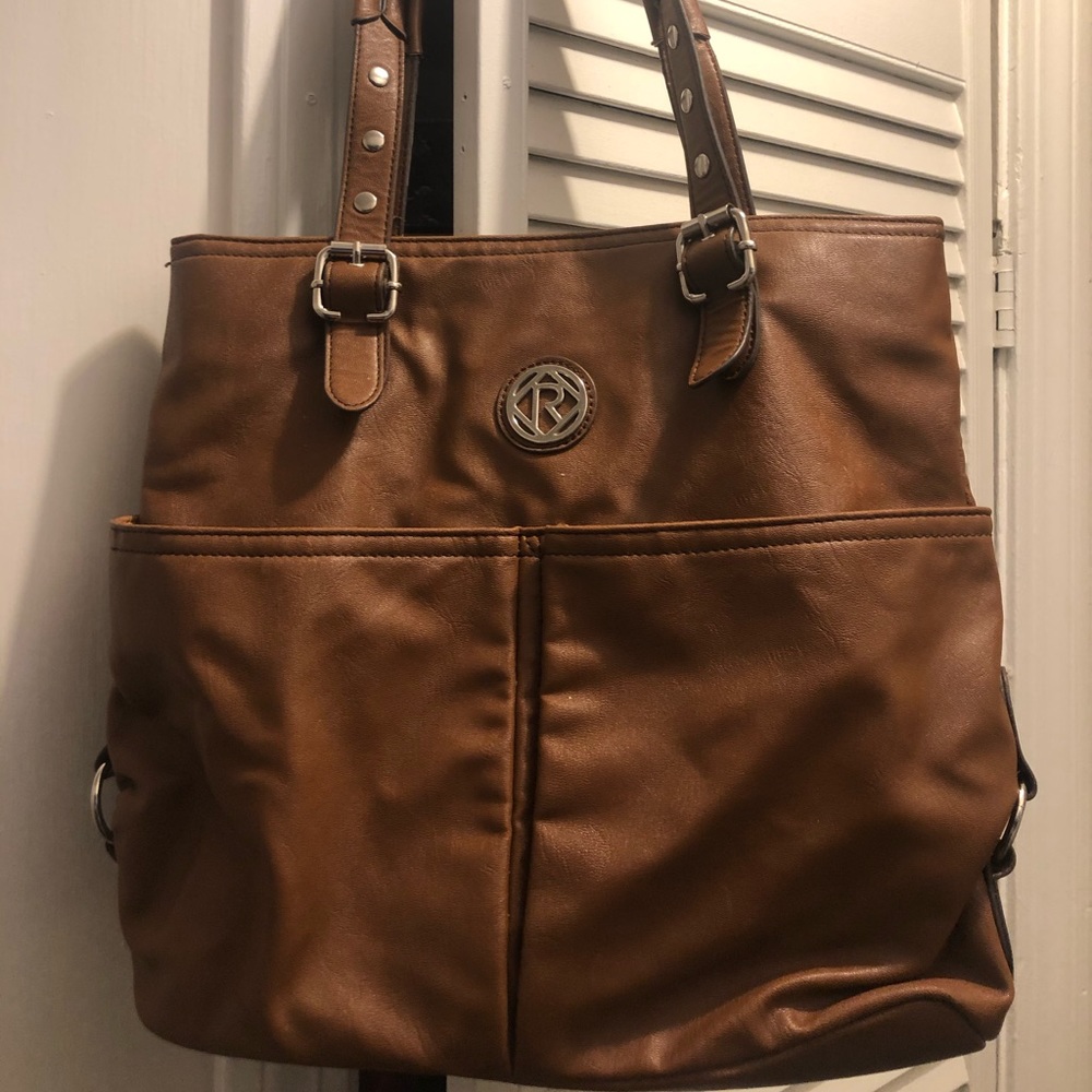 Large tan purse